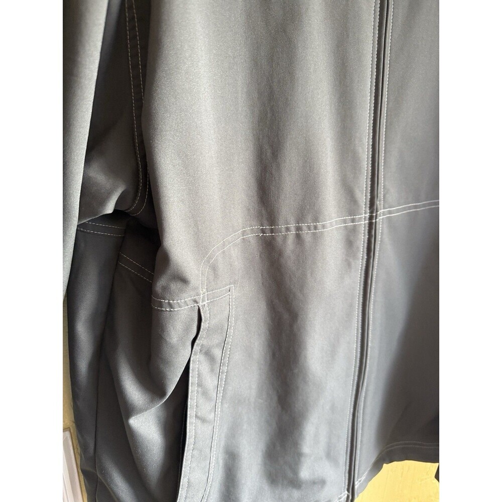 Nike Lightweight Gray And Black Full Zip Jacket Vented Mens L - Picture 2 of 9